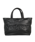 Wide Puffer Tote, &pound;1,200, Handbags, Black, Leather, Front view